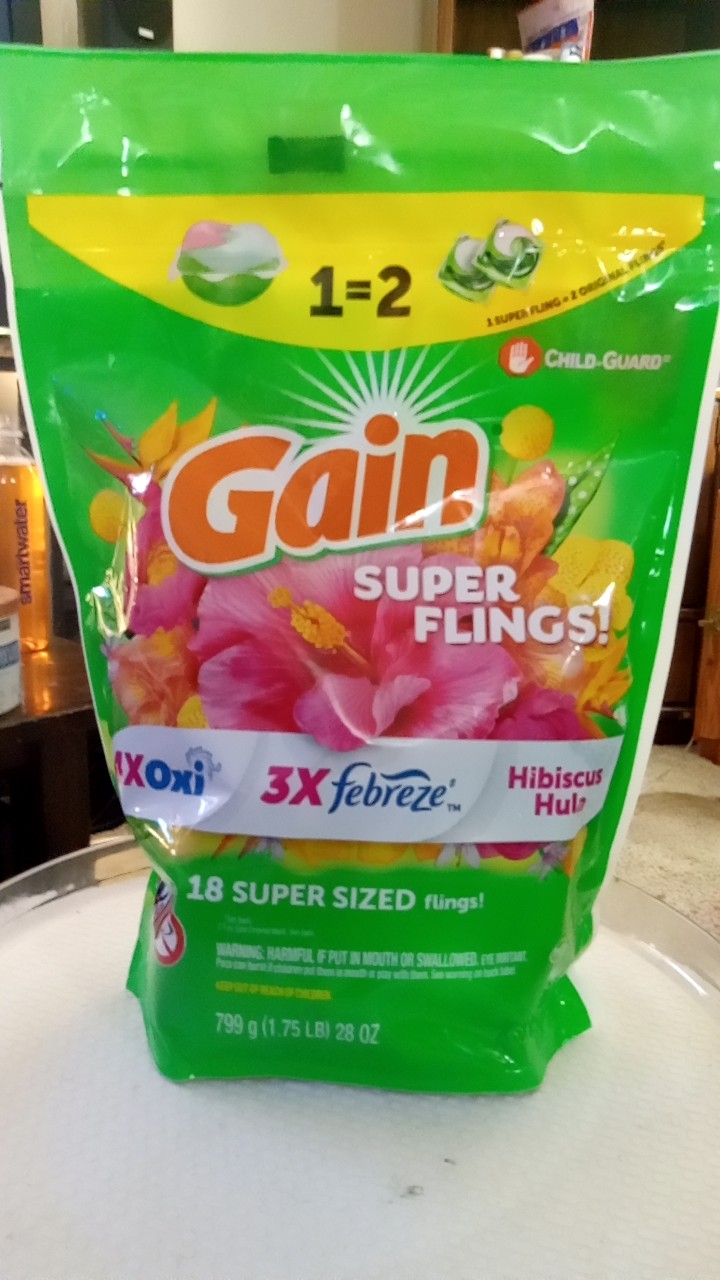 Gain Laundry Detergent Flings