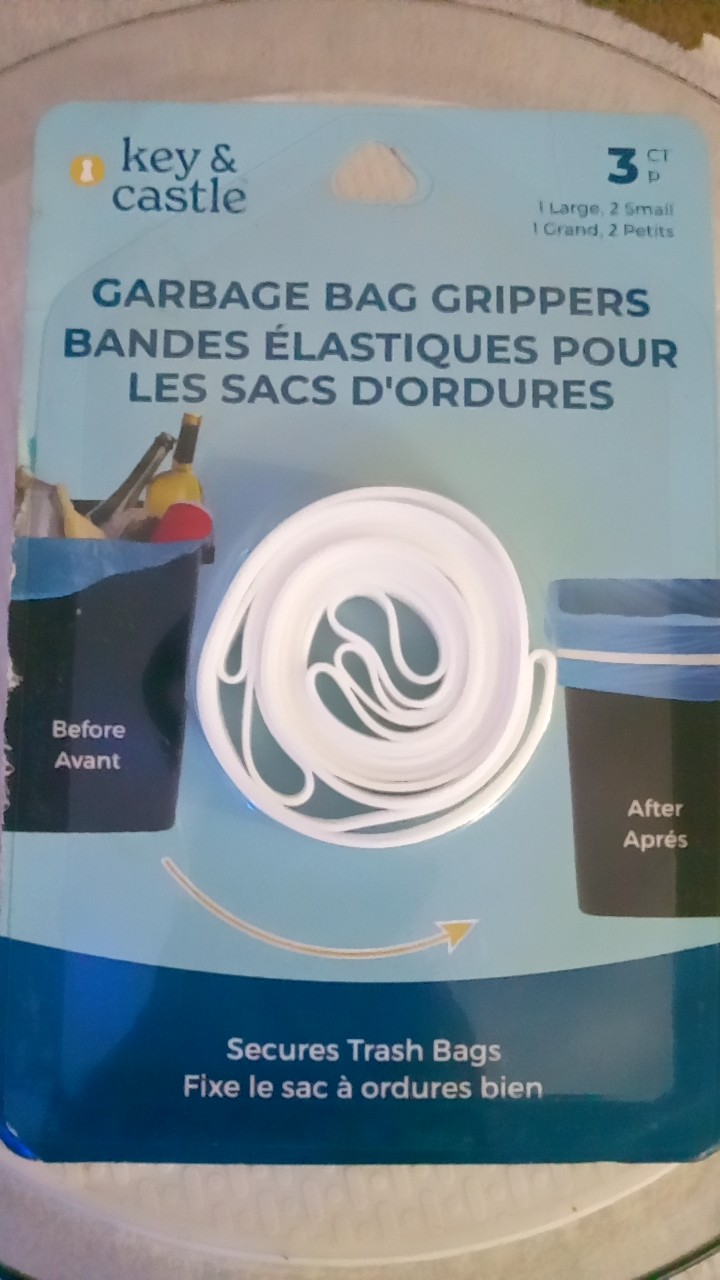 Key & Castle Garbage Bag Grippers